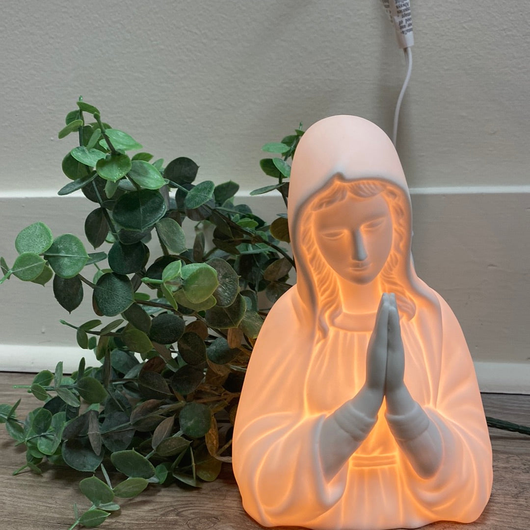 7"h Madonna Table Night-Light