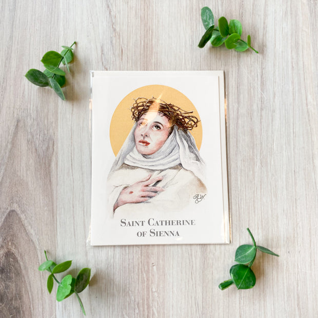 St. Catherine of Siena Notecard with Envelope