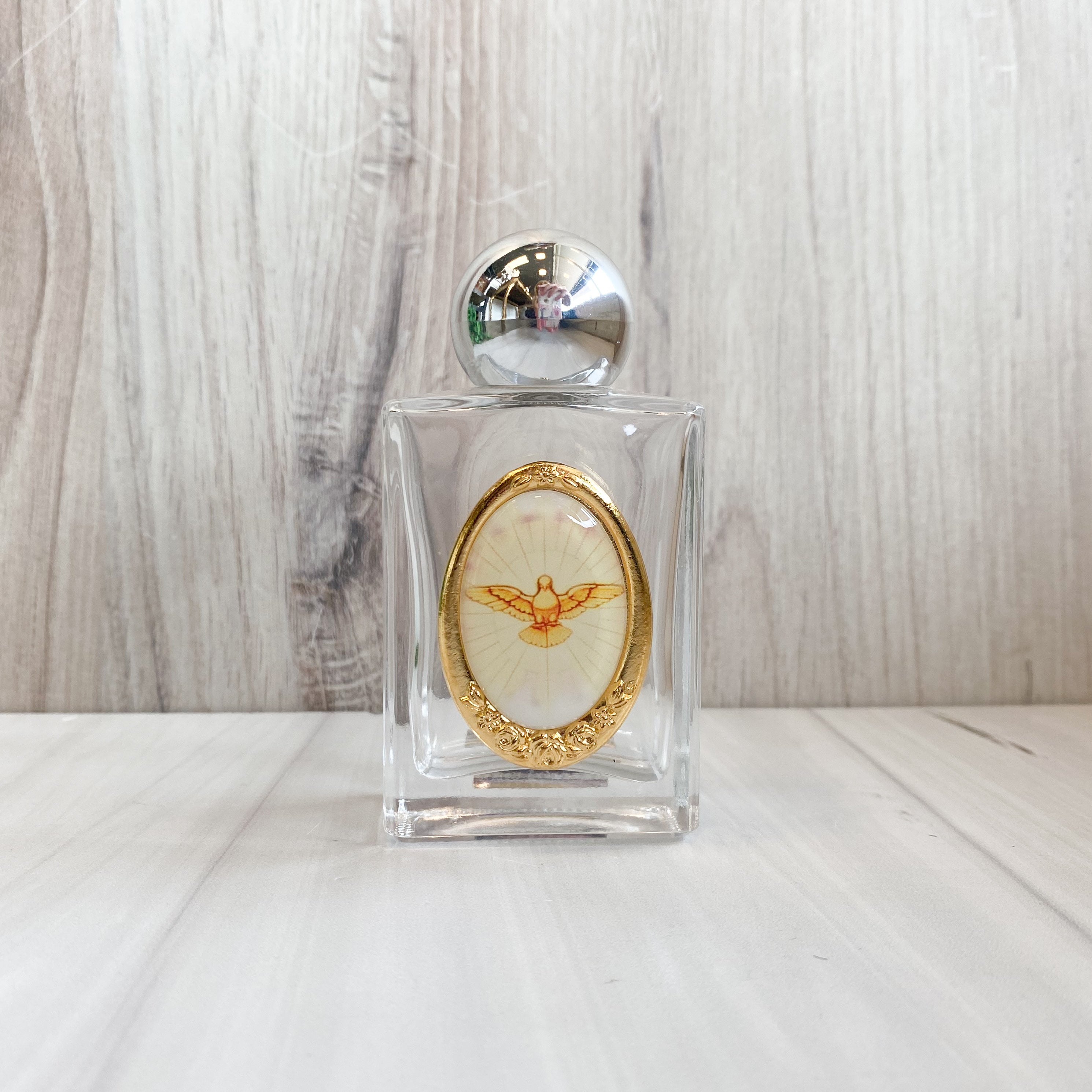 Holy Spirit Holy Water Bottle 1.75x2.25"