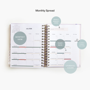 Blessed Is She 2026 Calendar Planner // Big Layout