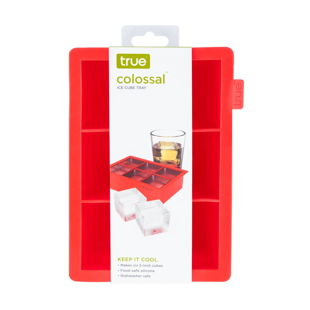 Colossal Silicone 2 inch Ice Cube Tray Gray