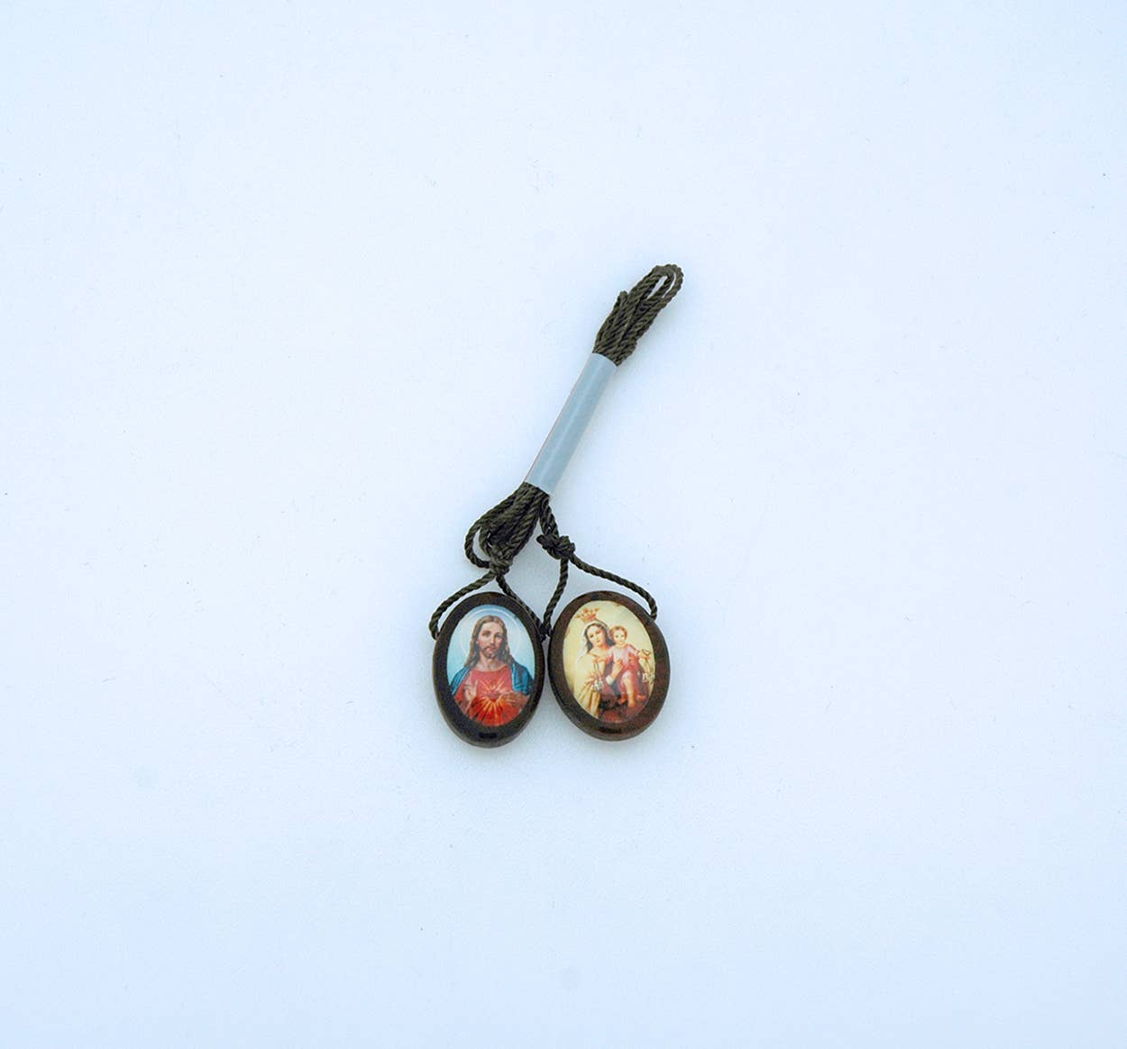 Brazilian Wood Scapular Oval (Large)
