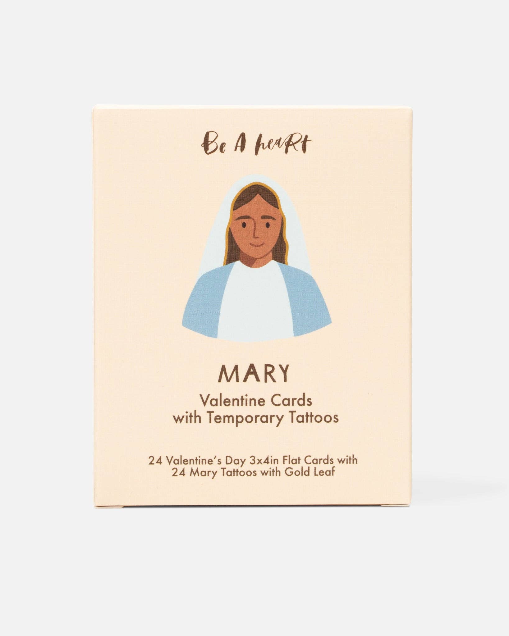 Mary Valentine Cards with Temporary Tattoos
