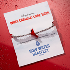 HOLY WATER RED CARDINAL BRACELET