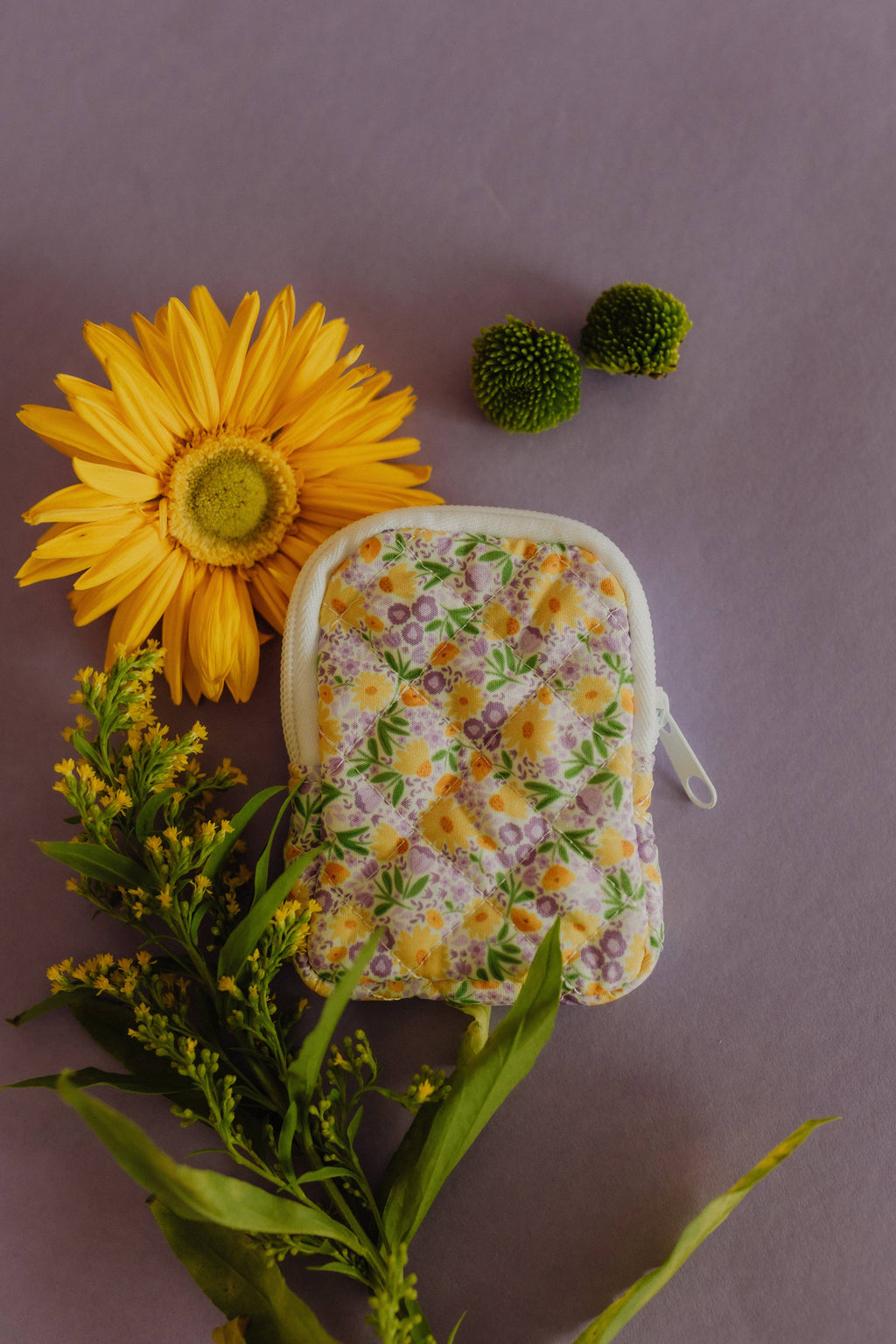 Lavender Blooms Rosary Pouch