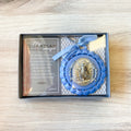 4.25"H Blue Cradle Medal