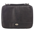 Bible Cover Organizer Two-fold Black Ichthus Badge