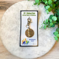3"L St. Sebastian Backpack Clip