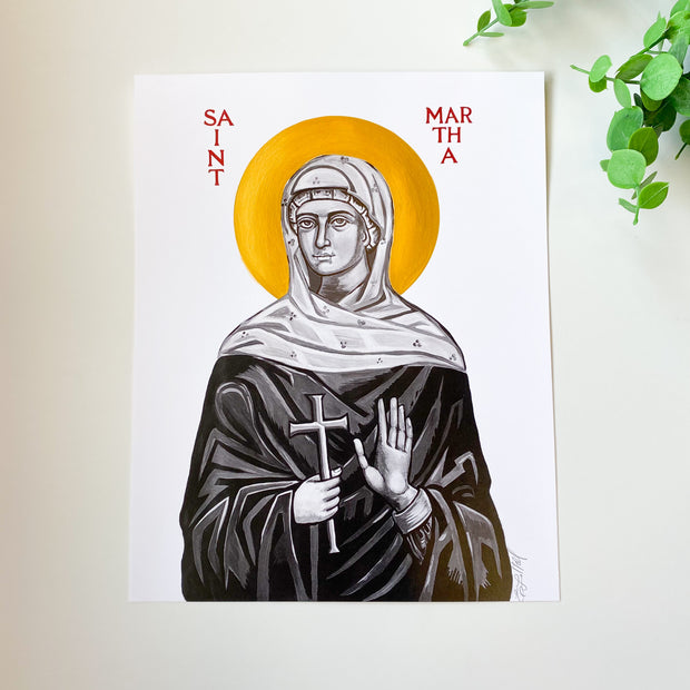 Embellished St. Martha print