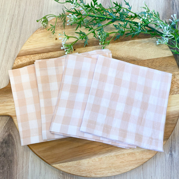 Cotton Gingham Napkins