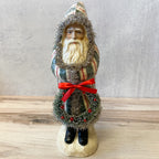 12" Yuletide Stripes Old World Santa
