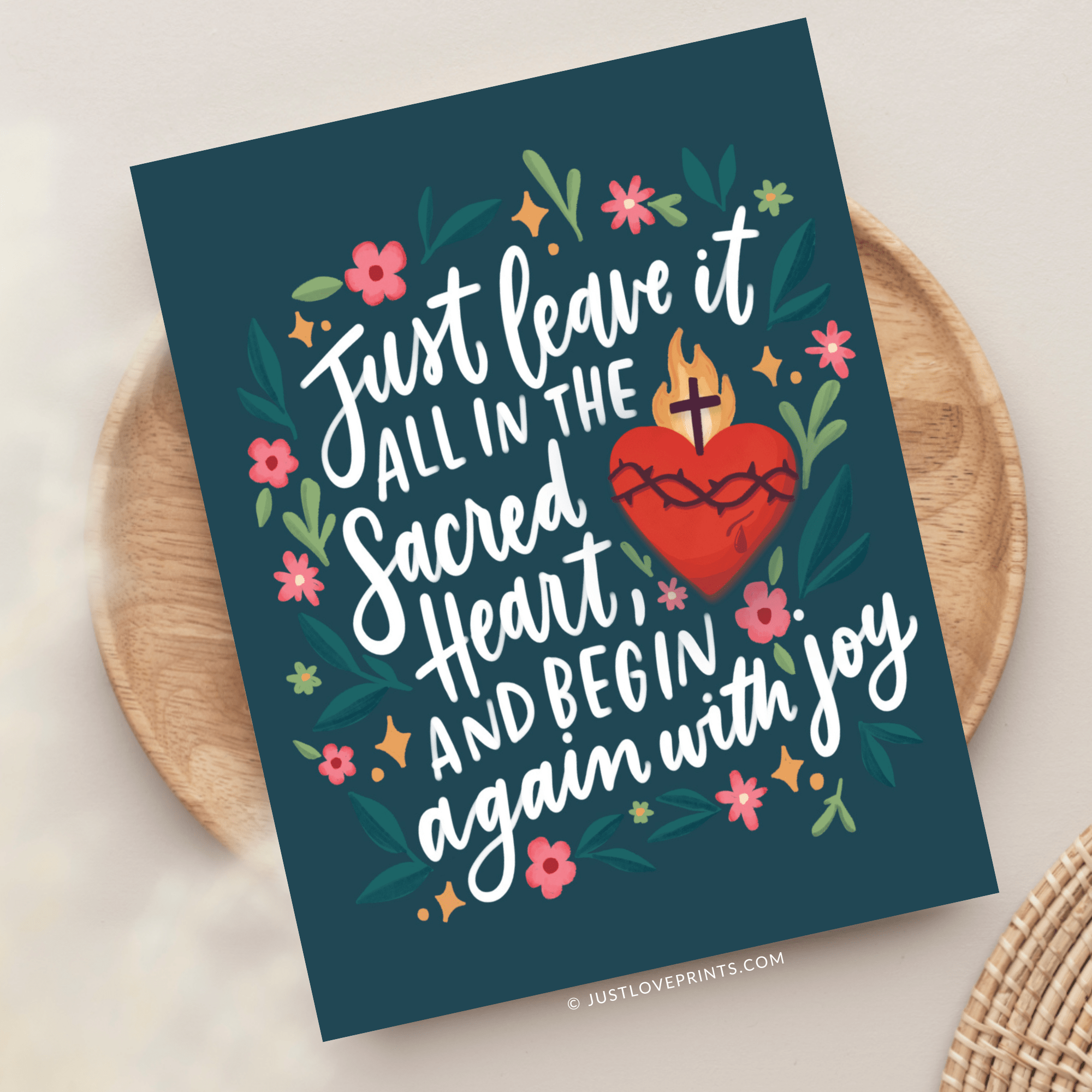 Begin Again with Joy Greeting Card