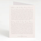 54 Day Rosary Novena Card | Bouquet of Roses - Single Card