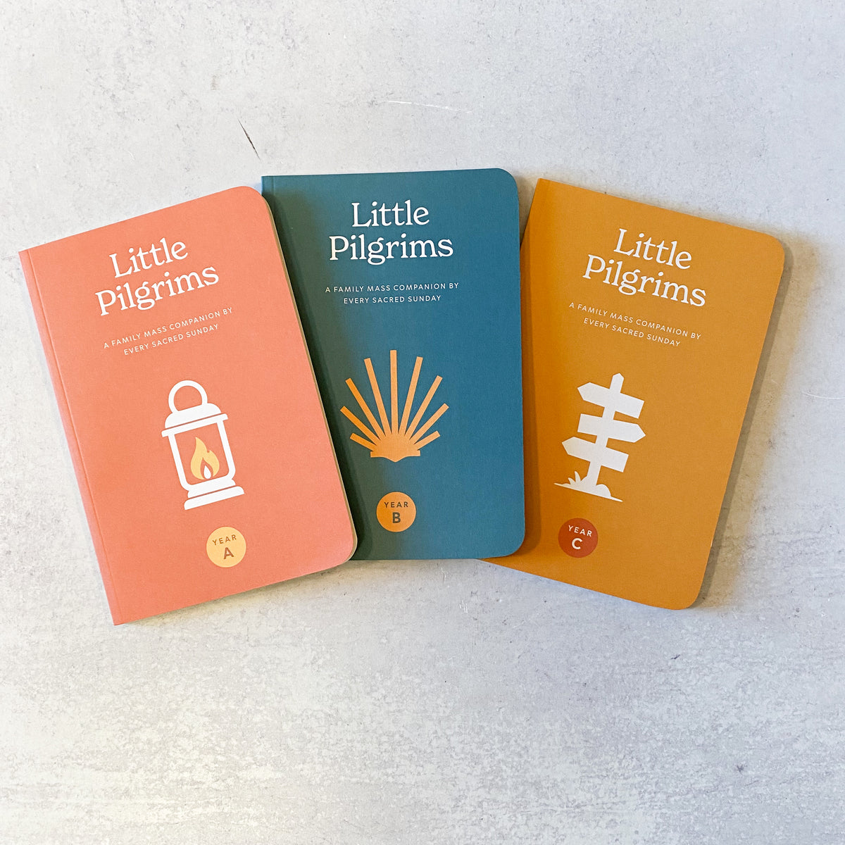 Little Pilgrims Set, Year A, Year B, Year C - A Family Mass Companion by Every Sacred Sunday