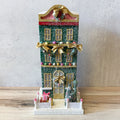 12.5" Green Lighted Paper House