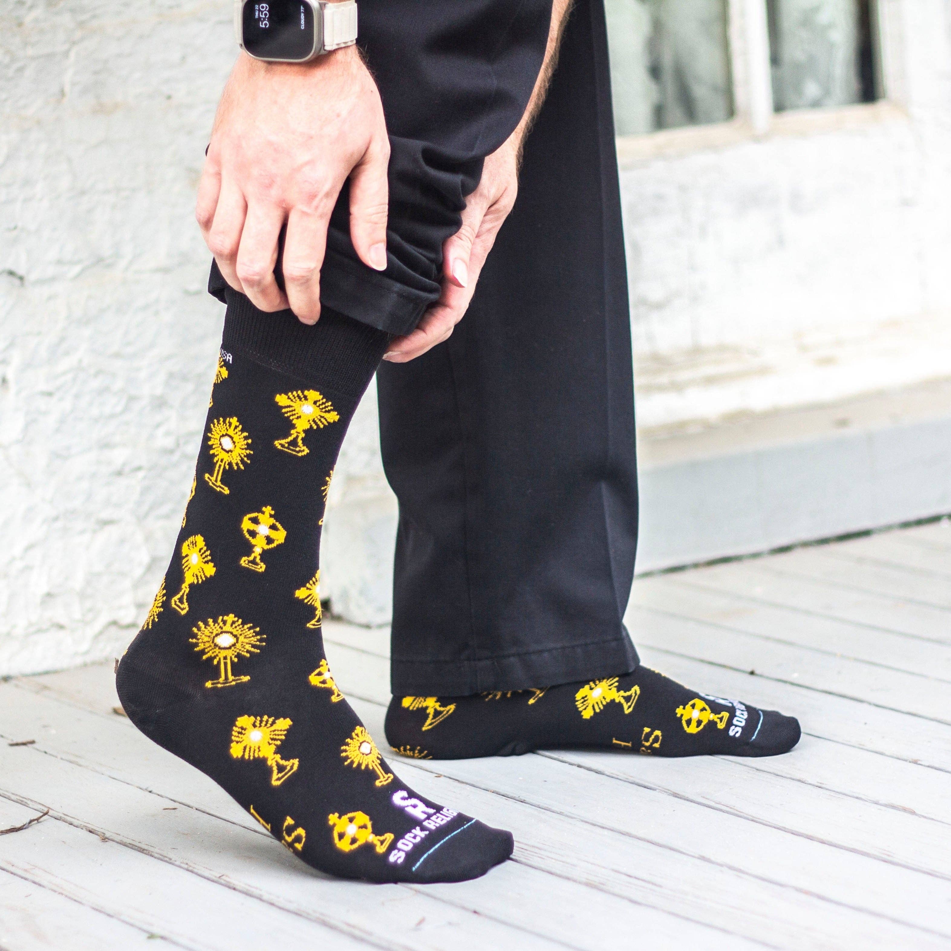 Monstrance Adult Socks
