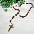 Brown Wooden Vintage Rosary