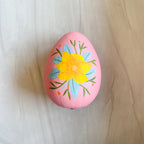 Papermache Floral Easter Eggs