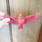 Assorted Resin Cardinal Ornaments