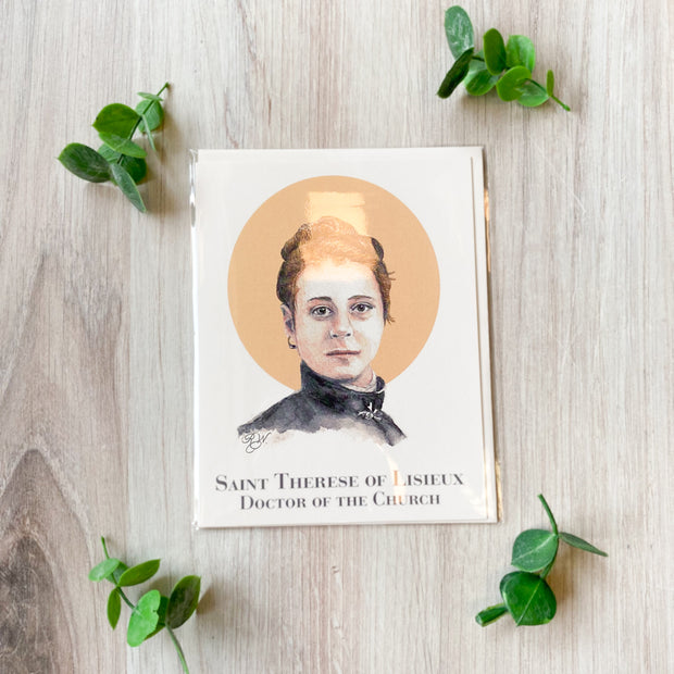 Saint Therese of Lisieux, Doctor of the Church Notecard with Envelope