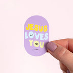 Jesus Loves You Decal Sticker
