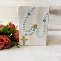 5x7 Rosary Canvas (Assorted Colors)