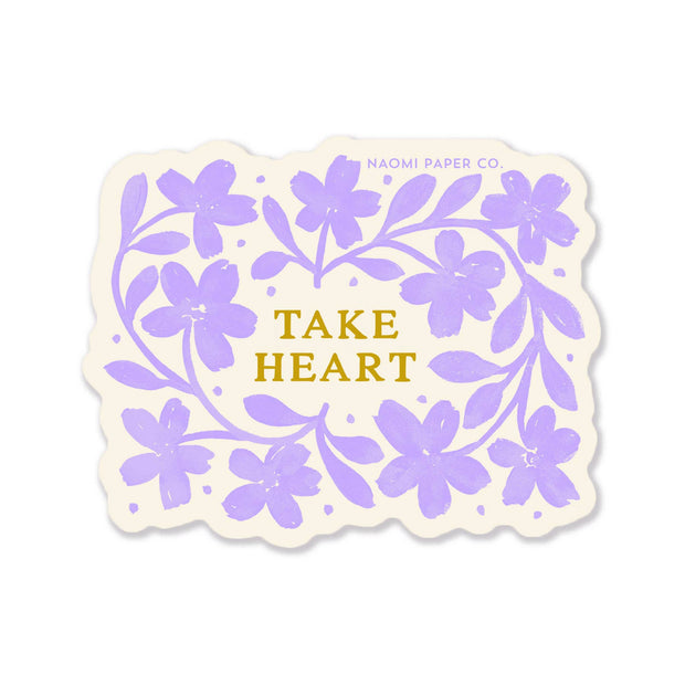 Take Heart Sticker