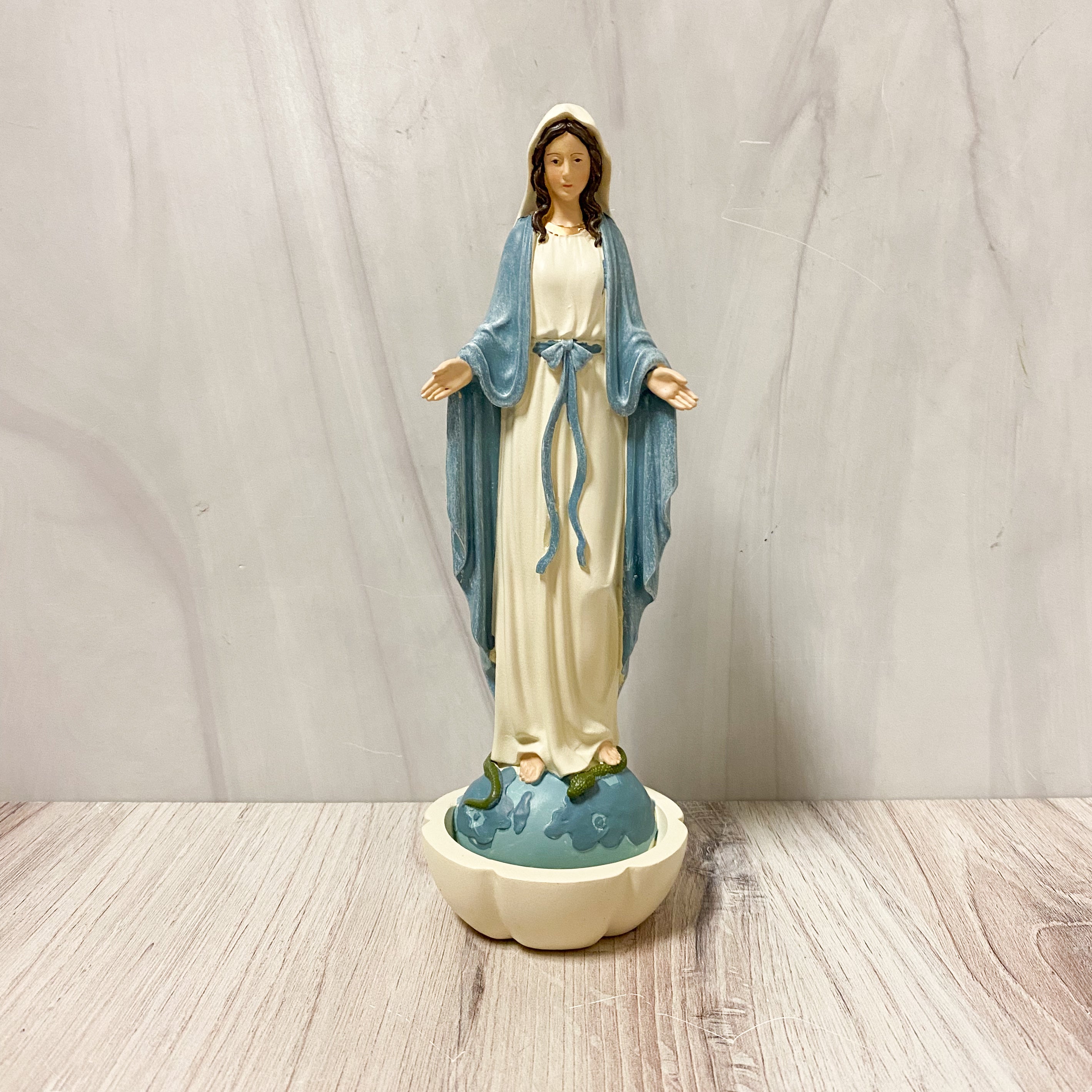 8"H Rosary Holder of Our Lady
