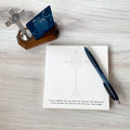Note Block - Cross with Psalm 23:8 on Ecru