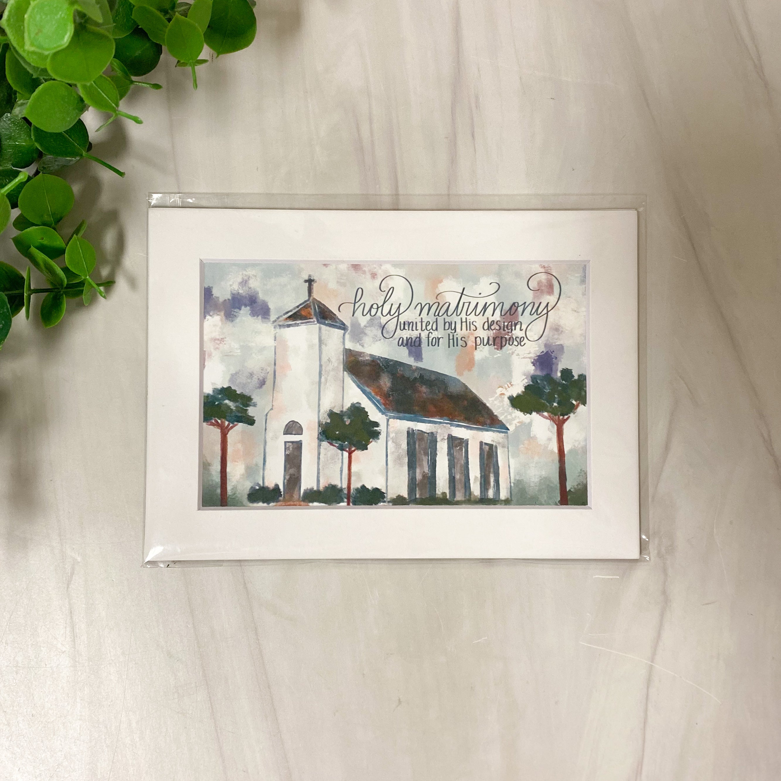 Holy Matrimony Scripture Art