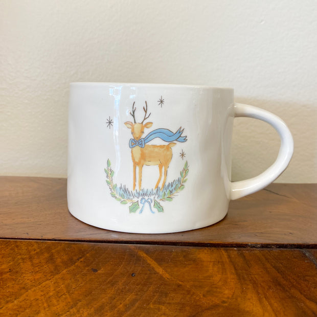 4" Rd x 3"H Stonewar Mug Figure Saying, 4 Styles