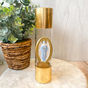 Gold Leaf Bud Vase