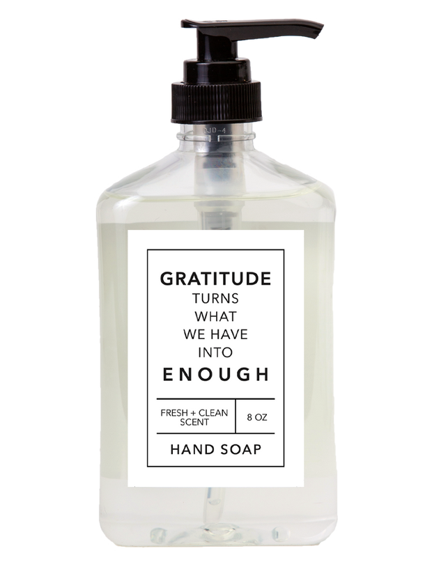 8 oz Gratitude Hand Soap
