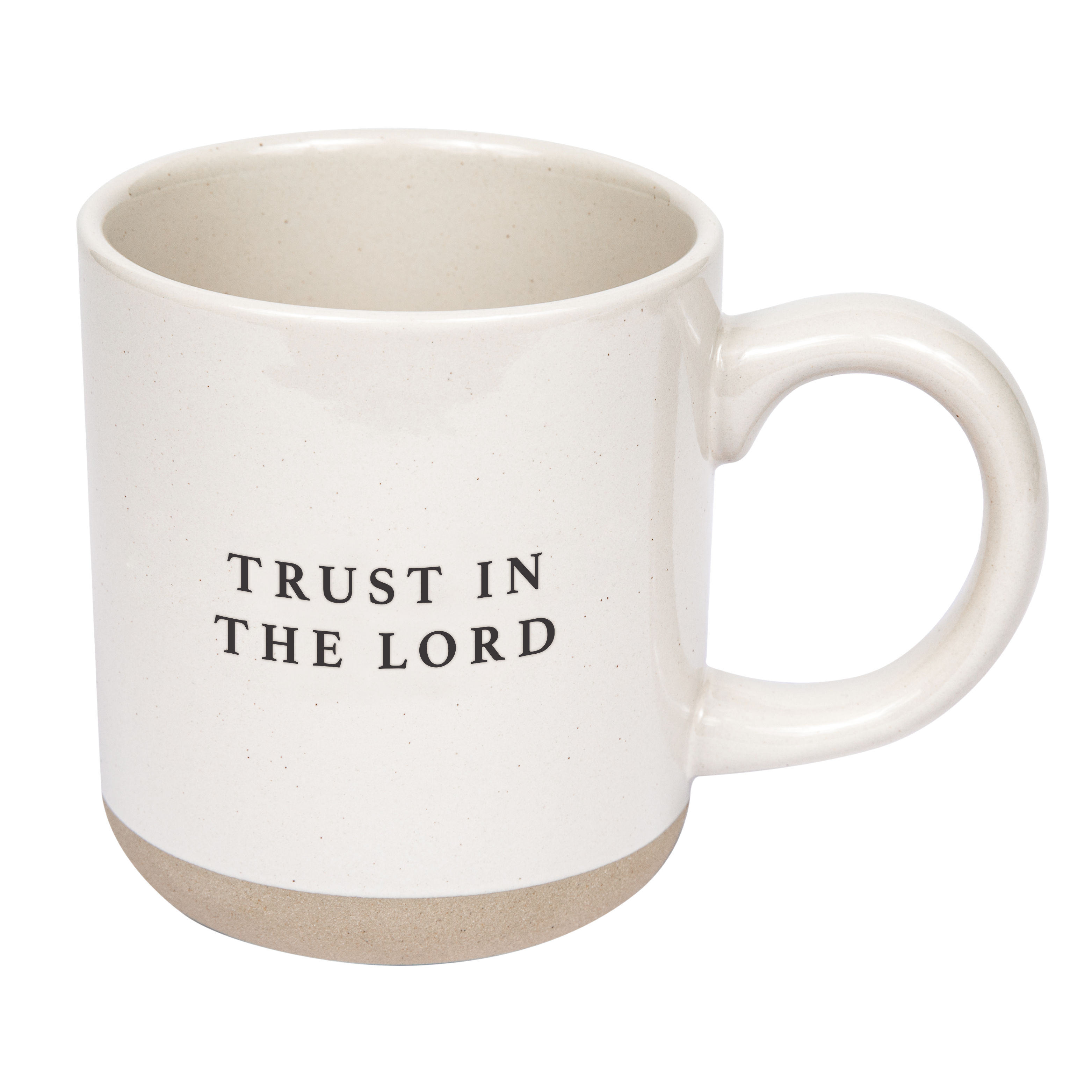 Trust In The Lord Stoneware Coffee Mug - Home Decor