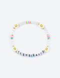 Jesus Saves Letter Bracelet