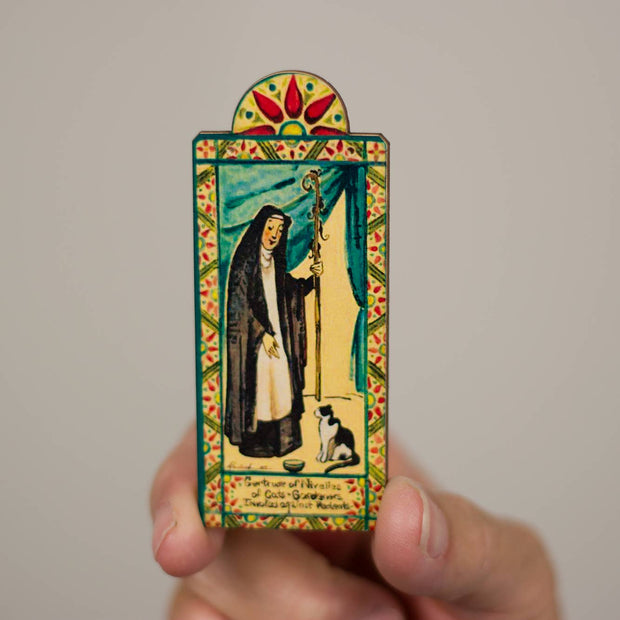 St. Gertrude of Nevilles - Cats and Against Rodents