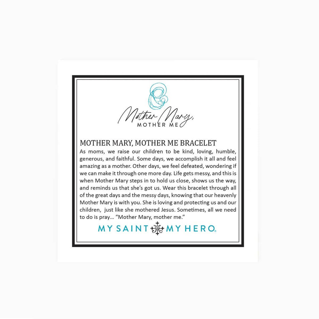 Mother Mary, Mother Me Bracelet-Pink/Gold