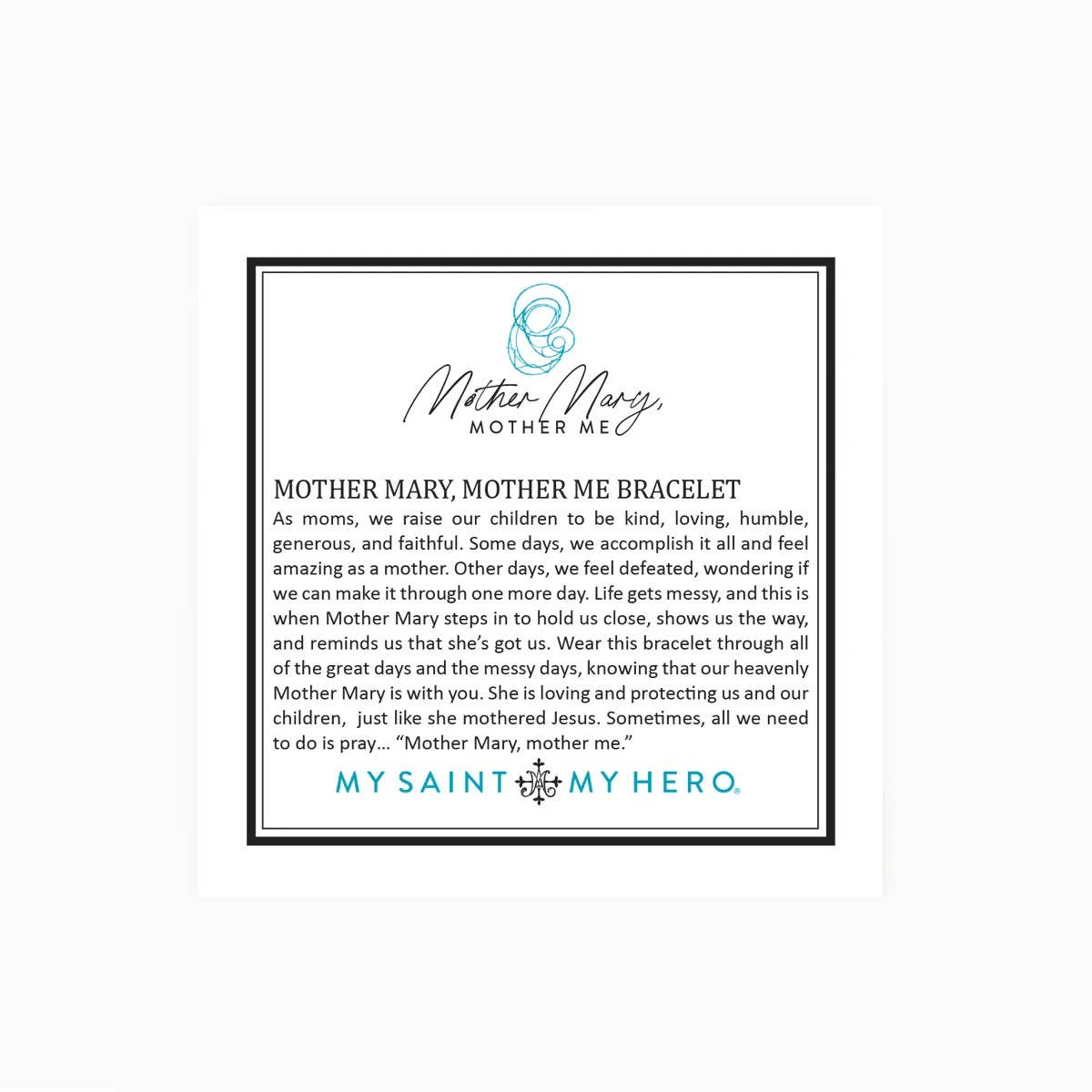 Mother Mary, Mother Me Bracelet-Pink/Gold