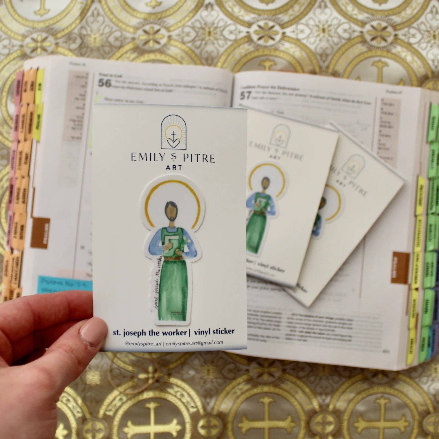 St. Joseph the Worker Sticker