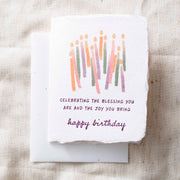 Blessing + Joy You Are |  Happy Birthday Greeting Card