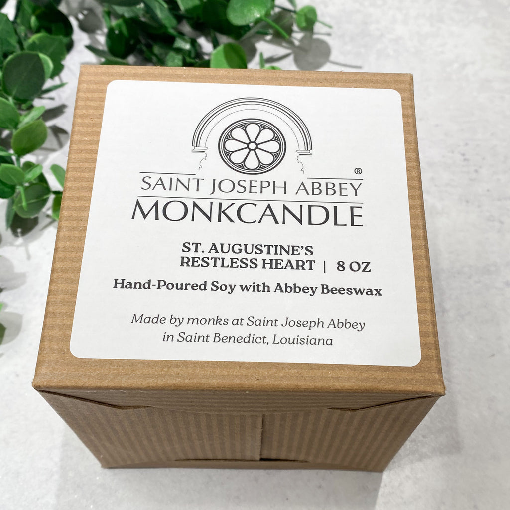 Monk Candle - Saint Joseph Abbey
