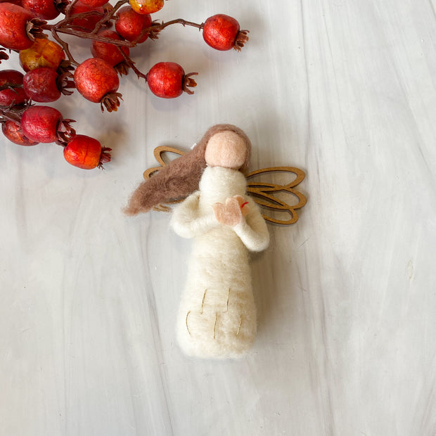 Wool Felt Angel Ornament