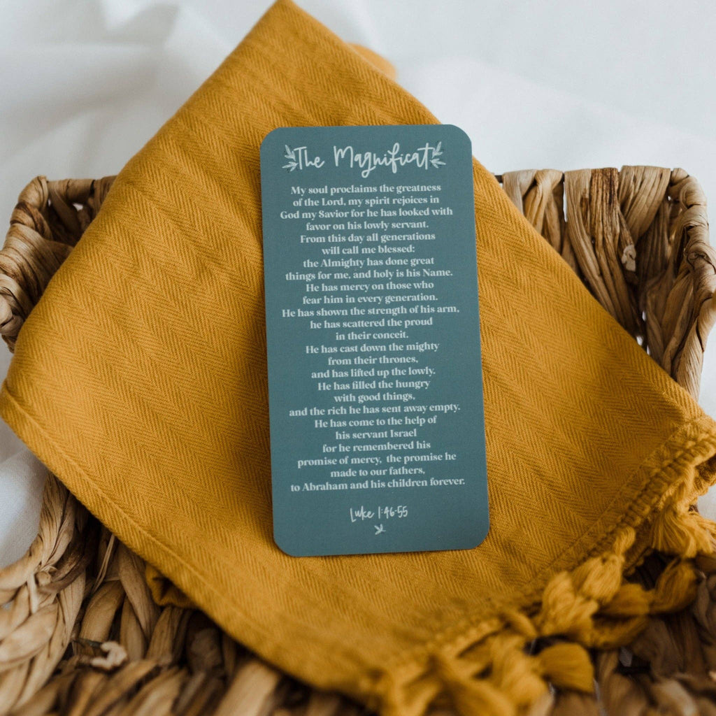 The Magnificat Prayer Card