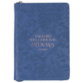 Journal Classic Zip Blue The Lord Will Guide Isa. 58:11