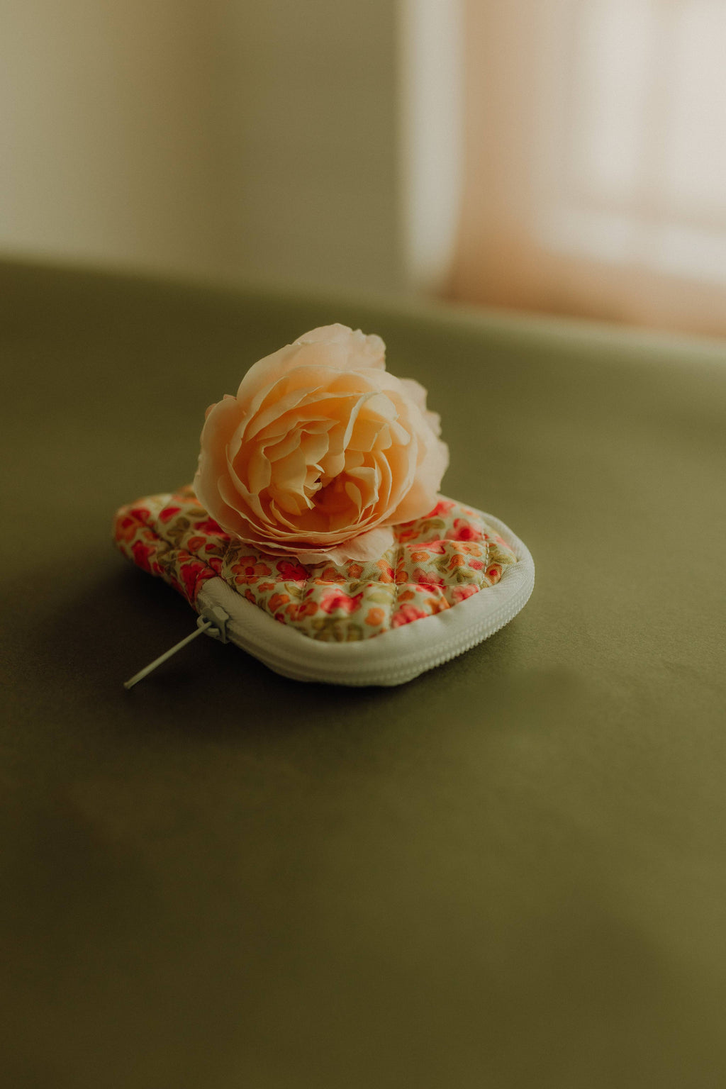 Bright Blooms Rosary Pouch