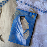 MD Rosary Pouch  – Blessed Mary *teen      (4" x 6")