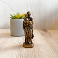 St. Joseph & Child in Cold Cast Bronze 3.5"