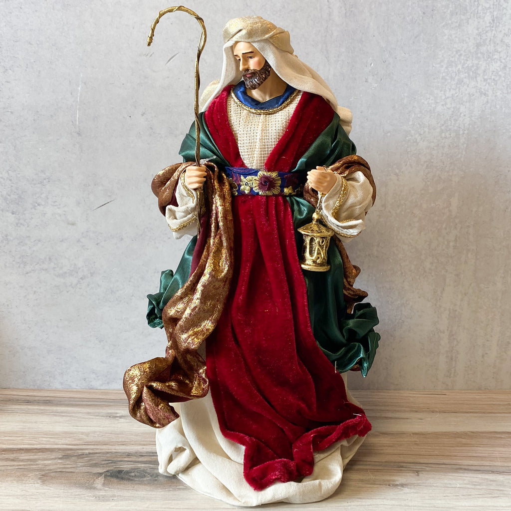 14.75" Jewel Tone Holy Family