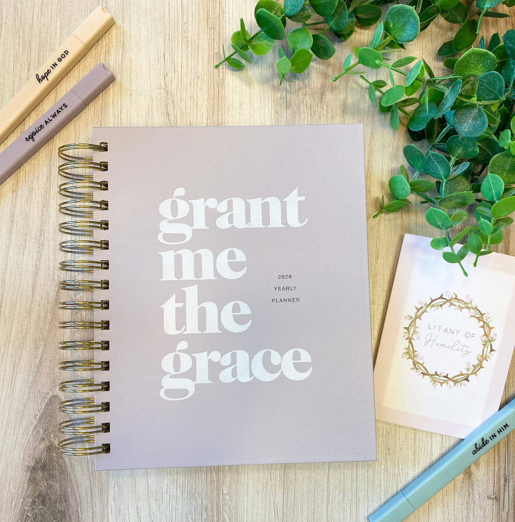 Blessed Is She 2026 Calendar Planner // Mini Layout