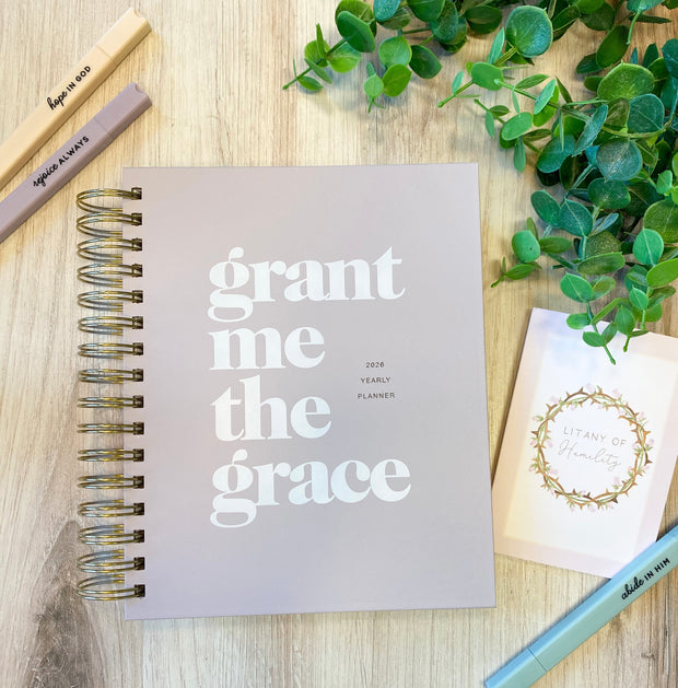 Blessed Is She 2026 Calendar Planner // Mini Layout